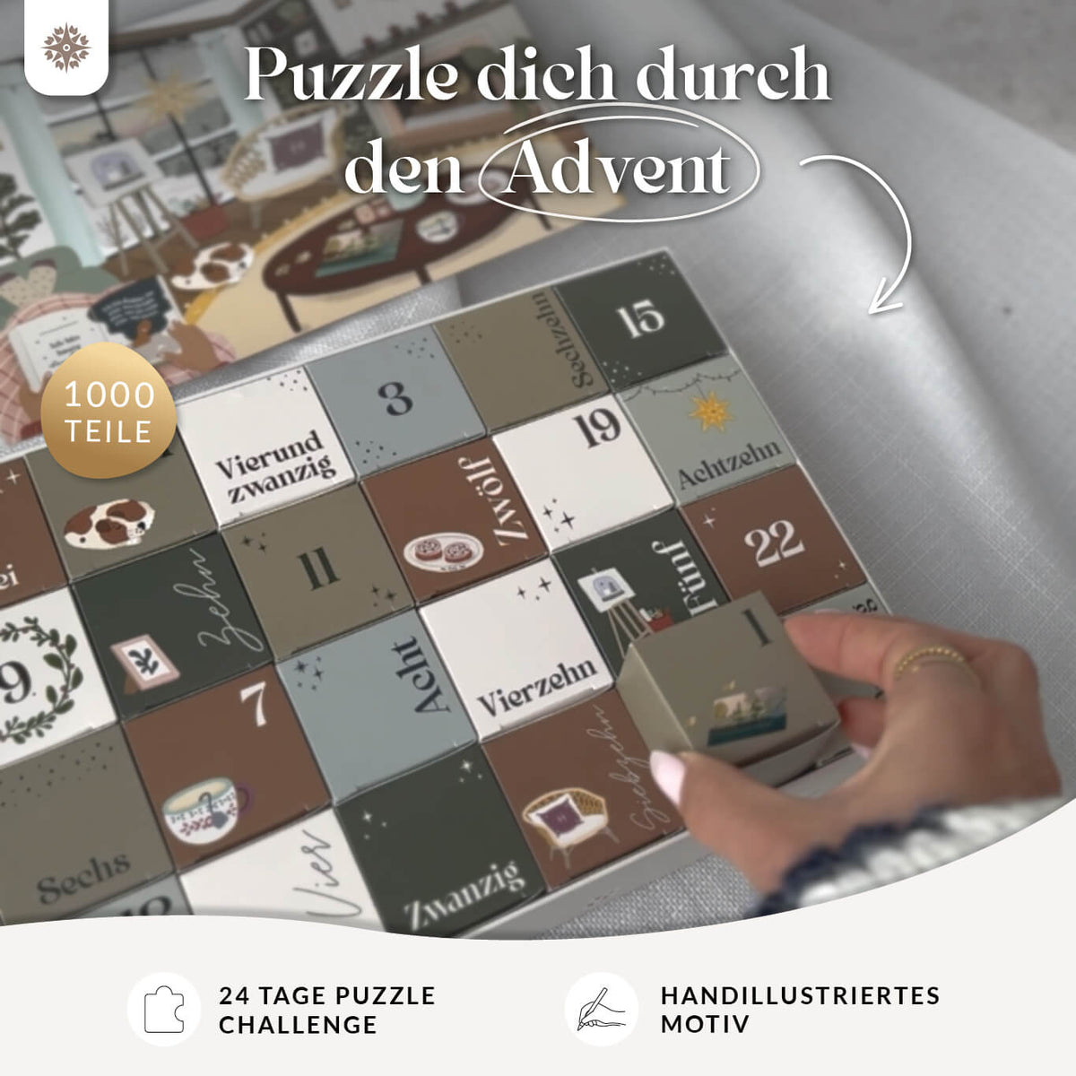 Adventskalender Puzzle - 24 Tage Challenge