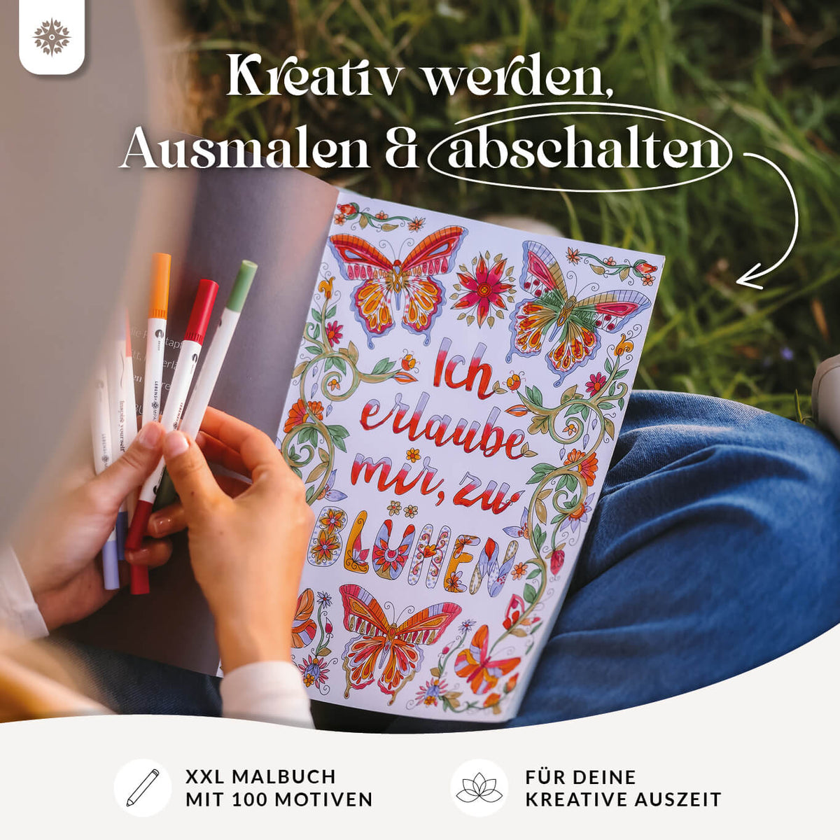 XXL Malbuch für Erwachsene - 100 Motive