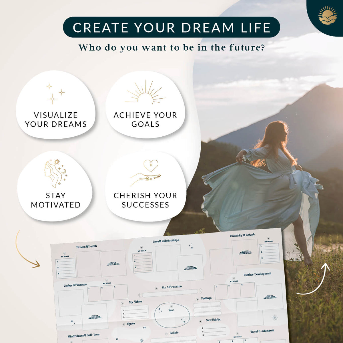 Vision Board Standard - Englische Version