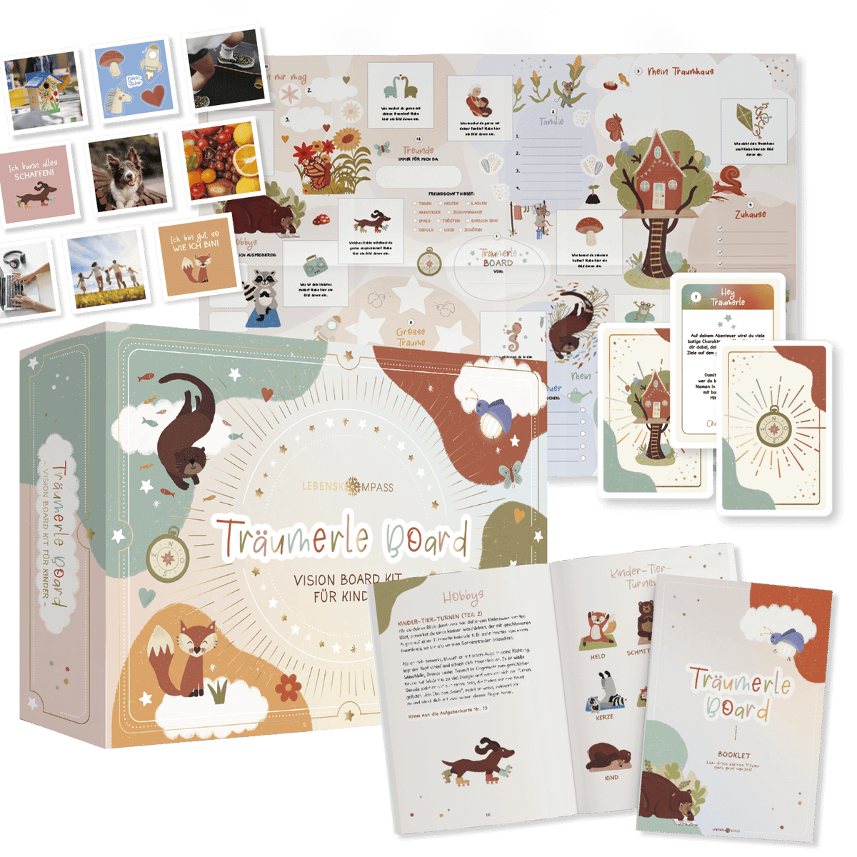 "Träumerle Board" - Das Vision Board Set für Kinder
