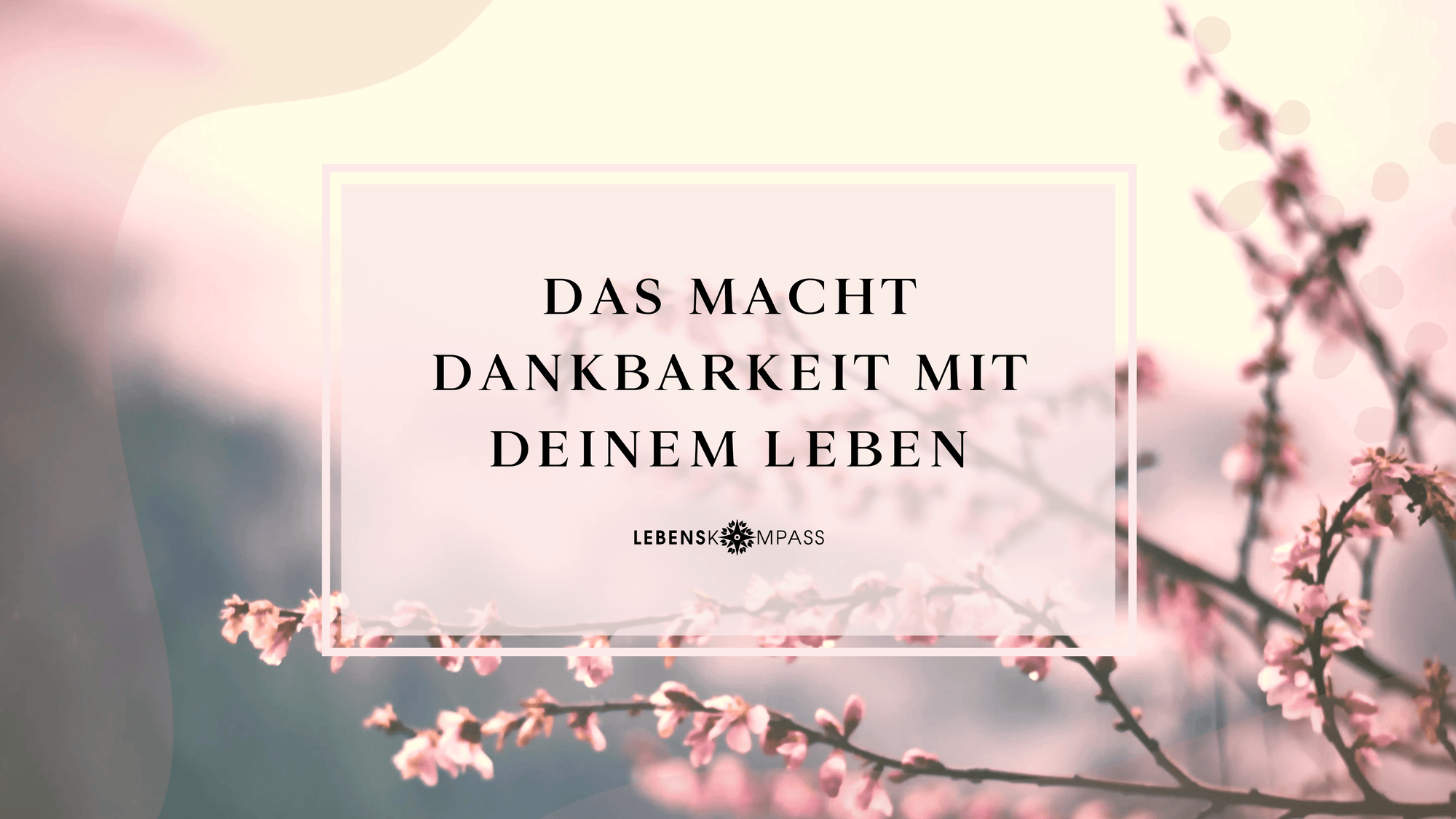 Mit Dankbarkeit die Lebensqualität verbessern