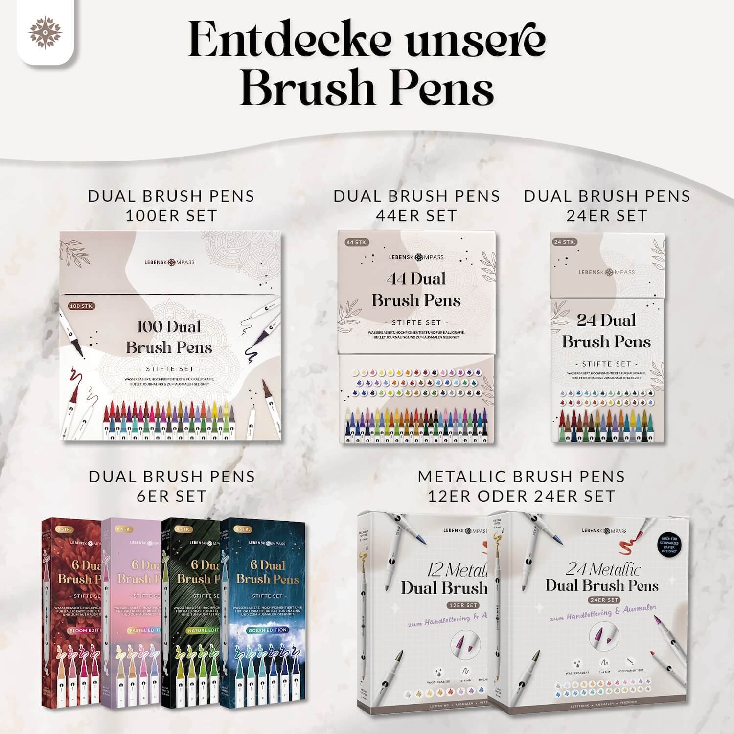 Bullet Journal Planer DIN A5 - Vorgefertigt zum Ausmalen