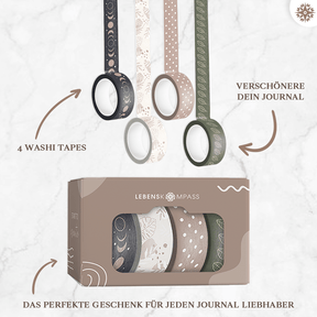 Washi Tapes - Bunte Klebebänder für Kalender & Journal
