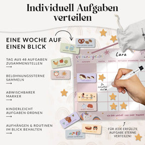 Undatierter Tages- und Wochenplaner für Kinder