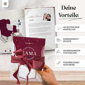 Ein Buch über Dich "Mama" - Zum Ausfüllen und Verschenken