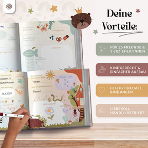 Freundebuch für Kindergartenkinder