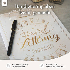 Handlettering Übungsheft für Anfänger
