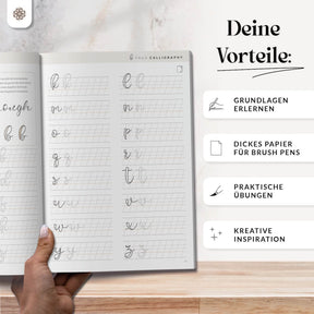 Handlettering Übungsheft für Anfänger