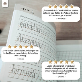 Handlettering Übungsheft für Anfänger