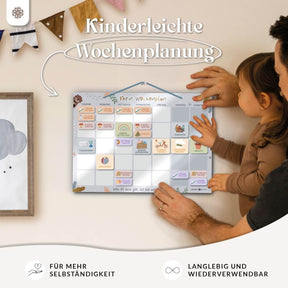 Undatierter Tages- und Wochenplaner für Kinder