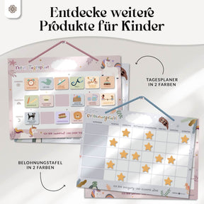 Undatierter Tages- und Wochenplaner für Kinder