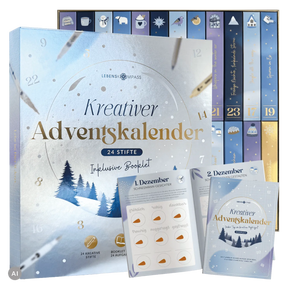 Kreativer Adventskalender mit 24 Stiften