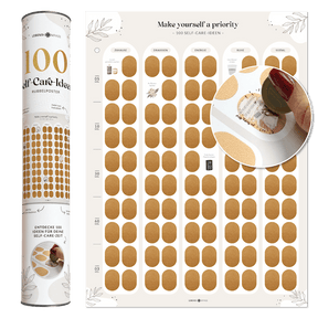 Rubbelposter "Me Time" – 100 Self-Care Ideen
