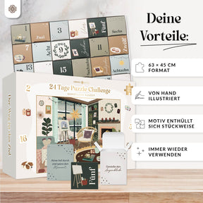 Adventskalender Puzzle - 24 Tage Challenge