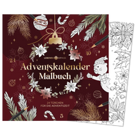Adventskalender Malbuch zum Ausmalen