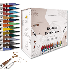 Dual Brush Pens - Bunte Pinselstifte Set