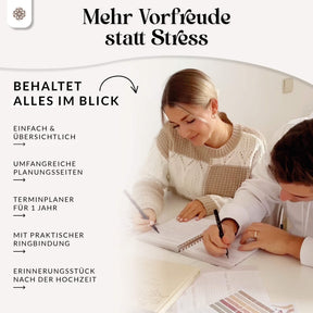 Hochzeitsplaner mit Poster