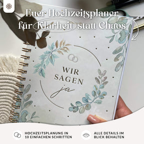 Hochzeitsplaner mit Poster