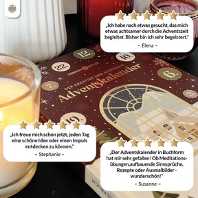 Adventskalenderbuch für Erwachsene - 24 Türchen