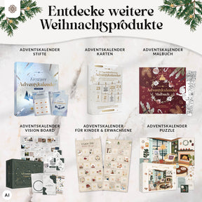 Adventskalenderbuch für Erwachsene - 24 Türchen