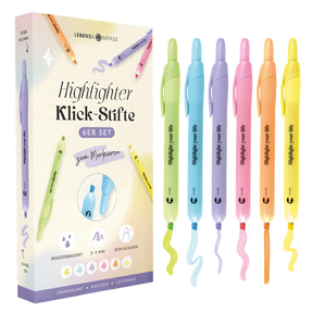 Textmarker Stifte - 6er Set Highlighter