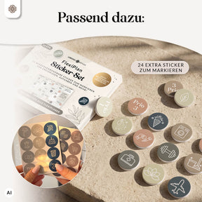 FlexiPlan® - Selbsthaftender Wandplaner