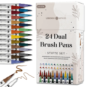 Dual Brush Pens - Bunte Pinselstifte Set