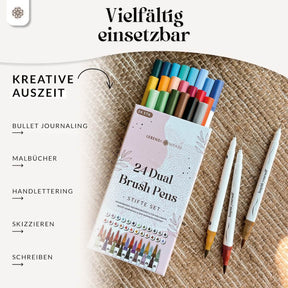 Dual Brush Pens - Bunte Pinselstifte Set