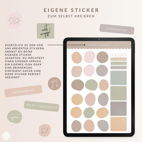Digitales Sticker-Set - PDF mit Hyperlinks