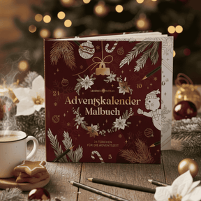 Adventskalender Malbuch zum Ausmalen