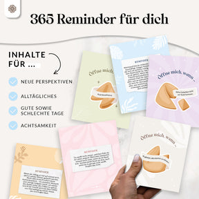 Glückskeks Abreißblock – 365 Erinnerungen für jeden Moment