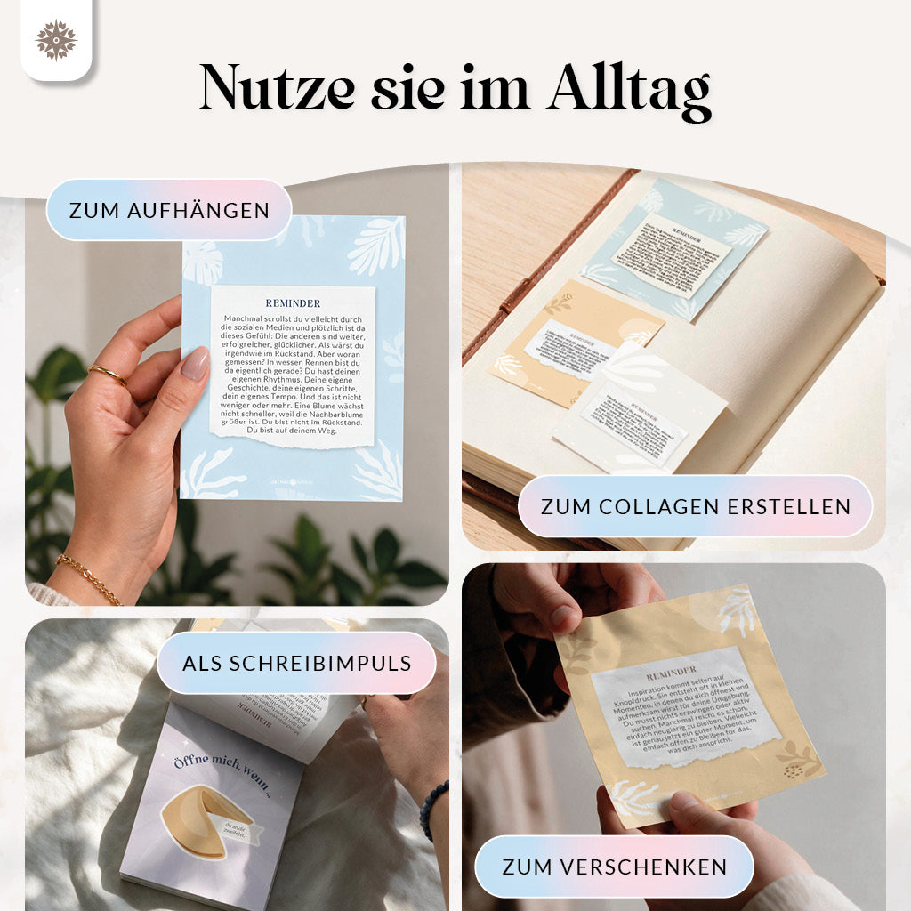 Glückskeks Abreißblock – 365 Erinnerungen für jeden Moment
