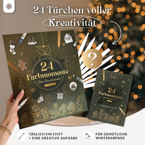 Kreativer Adventskalender mit 24 Stiften