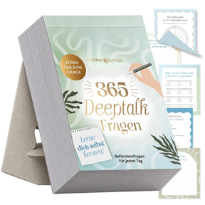 Deeptalk Abreißblock – 365 Fragen, um dich selbst kennenzulernen