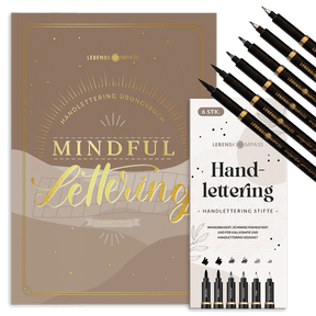 "Handlettering Starter"-Set (Buch + Stifte)