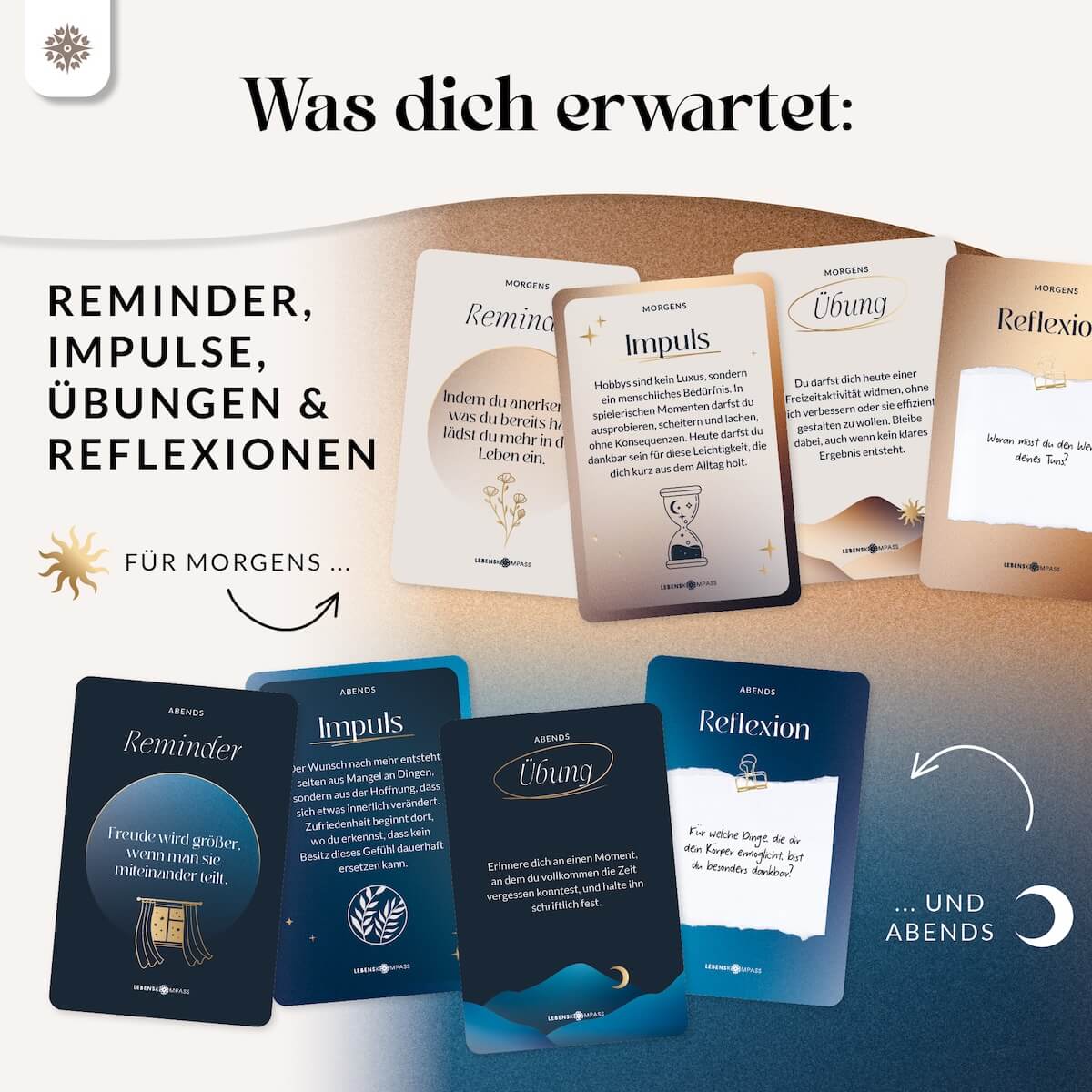 Dankbarkeitskarten – Set mit 50 Karten
