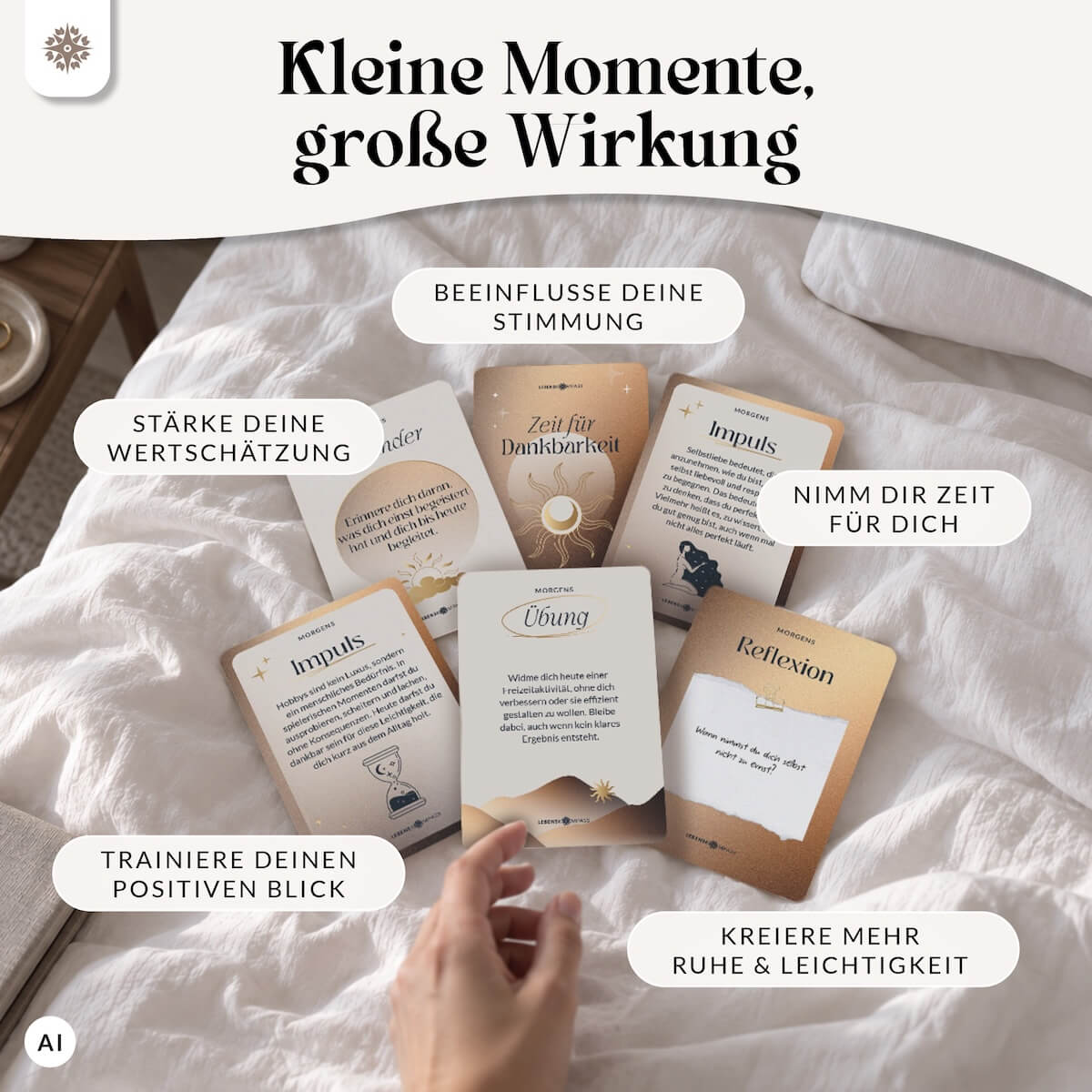 Dankbarkeitskarten – Set mit 50 Karten
