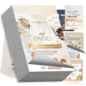 Abreißkalender für Kinder – 365 Tage Spiel, Spaß & Lernen - Jahresunabhängig