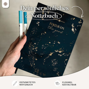 Bullet Journal "SLIM" DIN A5 - Notizbuch mit Punktraster