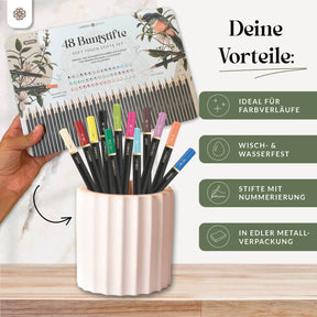 Buntstifte Set zum Malen und Zeichnen - 48 Stück
