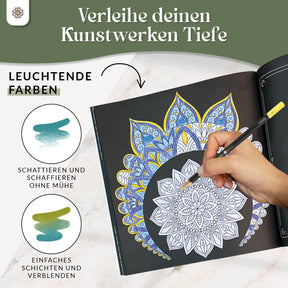 Buntstifte Set zum Malen und Zeichnen - 48 Stück