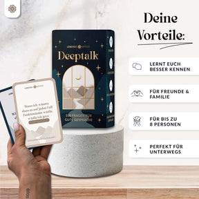 Deeptalk - 100 Fragen für Freunde, Familie & Paare