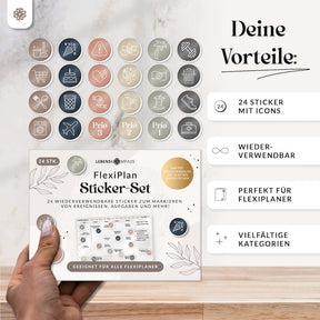 FlexiPlan® - Selbsthaftender Wandplaner