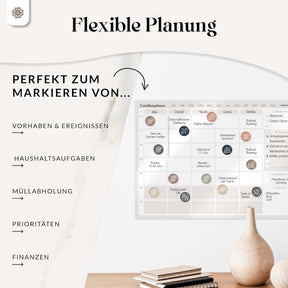 FlexiPlan® - Selbsthaftender Wandplaner