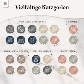 FlexiPlan® - Selbsthaftender Wandplaner
