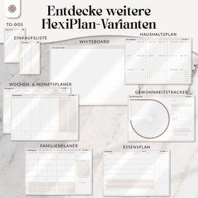 FlexiPlan® Whiteboard - Selbsthaftend