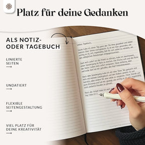 Gedankenmeer - Liniertes Tagebuch für Erwachsene