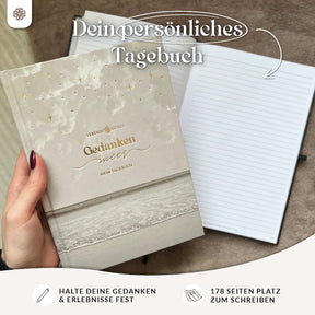 Gedankenmeer - Liniertes Tagebuch für Erwachsene