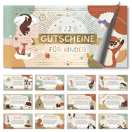 Gutscheinheft für Kinder - 22 Gutscheine zum Verschenken