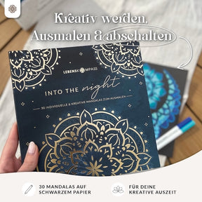 Mandala Malbuch Erwachsene "Into the Night"